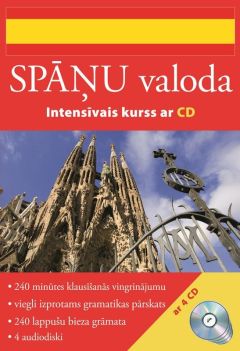 Spāņu valoda. Intensīvais kurss (kastē 4 CD, gramatikas pārskats un klausīšanās vingrinājumi)