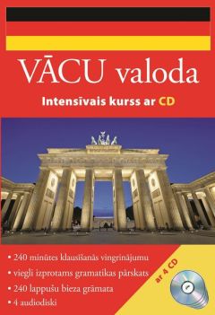 Vācu valoda. Intensīvais kurss (kastē 4 CD, gramatikas pārskats un klausīšanās vingrinājumi)