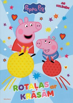 Peppa Pig. Rotaļas ar krāsām. Ar uzlīmēm