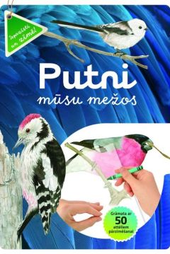 Putni mūsu mežos. Grāmata ar 50 attēliem pārzīmēšanai